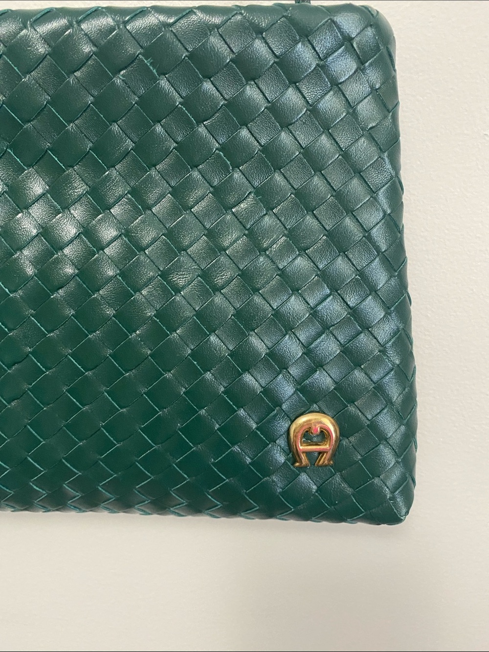 Vintage Etienne Aigner Purse Woven Leather Old Money Nostalgic Quiet Luxury Chic